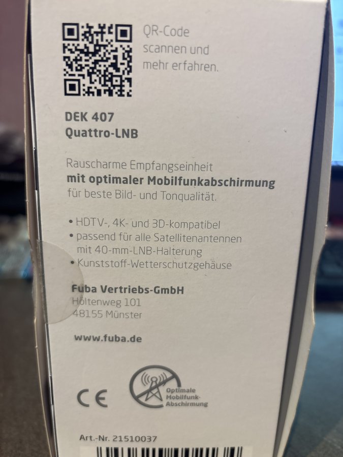 Fuba LNB DEK407 – Bild 2